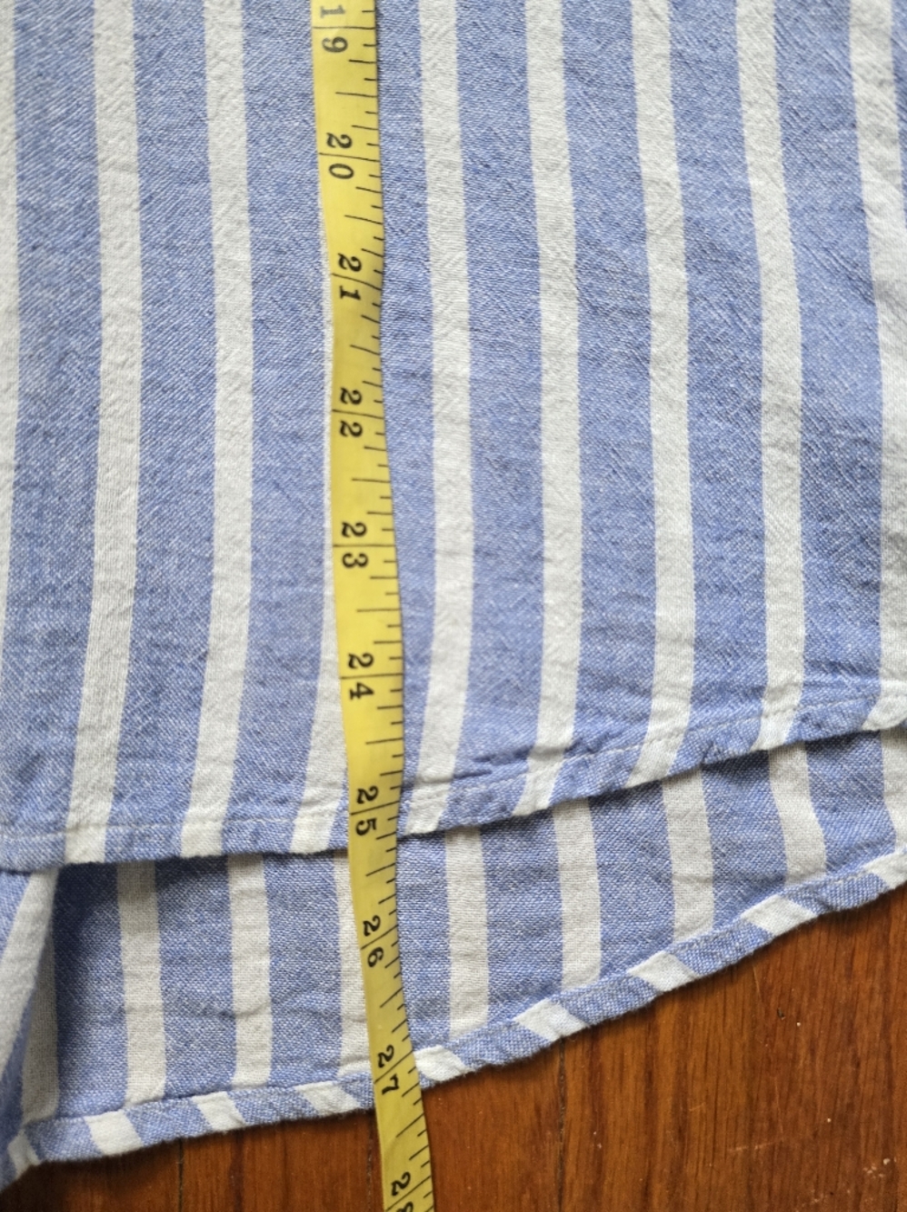 RAILS Linen Top Savannah Stripe XL Blue White Stripe - Picture 6 of 7